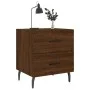Nachttisch 2 Stk. Ingenieurholz braune Eiche 40x35x47,5 cm von vidaXL, Nachttische - Ref: Foro24-827355, Preis: 67,24 €, Raba...