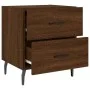 Nachttisch 2 Stk. Ingenieurholz braune Eiche 40x35x47,5 cm von vidaXL, Nachttische - Ref: Foro24-827355, Preis: 67,24 €, Raba...