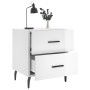 Nightstand 2 pcs glossy white engineered wood 40x35x47.5cm by vidaXL, Nightstands - Ref: Foro24-827345, Price: 98,57 €, Disco...