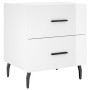 Nightstand 2 pcs glossy white engineered wood 40x35x47.5cm by vidaXL, Nightstands - Ref: Foro24-827345, Price: 98,57 €, Disco...