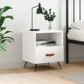 Mesita de noche madera de ingeniería blanco 40x35x47,5 cm de vidaXL, Mesitas de noche - Ref: Foro24-827372, Precio: 42,56 €, ...