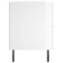 Nightstand 2 pcs glossy white engineered wood 40x35x47.5cm by vidaXL, Nightstands - Ref: Foro24-827345, Price: 98,57 €, Disco...