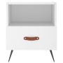 Weißer Nachttisch aus Holzwerkstoff, 40 x 35 x 47,5 cm von vidaXL, Nachttische - Ref: Foro24-827372, Preis: 43,05 €, Rabatt: %