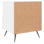 Weißer Nachttisch aus Holzwerkstoff, 40 x 35 x 47,5 cm von vidaXL, Nachttische - Ref: Foro24-827372, Preis: 43,05 €, Rabatt: %