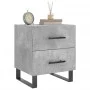Nightstand 2 pcs concrete gray engineered wood 40x35x47.5cm by vidaXL, Nightstands - Ref: Foro24-827365, Price: 92,66 €, Disc...