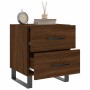 Nachttisch, 2 Stück, Eichenbraun, Holzwerkstoff, 40 x 35 x 47,5 cm von vidaXL, Nachttische - Ref: Foro24-827371, Preis: 66,99...