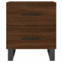 Nachttisch, 2 Stück, Eichenbraun, Holzwerkstoff, 40 x 35 x 47,5 cm von vidaXL, Nachttische - Ref: Foro24-827371, Preis: 66,99...