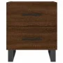 Nightstand 2 pcs oak brown engineered wood 40x35x47.5 cm by vidaXL, Nightstands - Ref: Foro24-827371, Price: 66,99 €, Discoun...