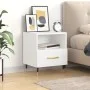 Mesita de noche madera de ingeniería blanco 40x35x47,5 cm de vidaXL, Mesitas de noche - Ref: Foro24-827388, Precio: 43,48 €, ...