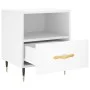 Mesita de noche madera de ingeniería blanco 40x35x47,5 cm de vidaXL, Mesitas de noche - Ref: Foro24-827388, Precio: 43,48 €, ...