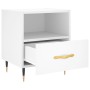 Nachttisch aus Holzwerkstoff weiß 40x35x47,5 cm von vidaXL, Nachttische - Ref: Foro24-827388, Preis: 44,06 €, Rabatt: %