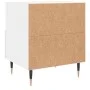 Mesita de noche madera de ingeniería blanco 40x35x47,5 cm de vidaXL, Mesitas de noche - Ref: Foro24-827388, Precio: 43,48 €, ...
