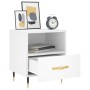 Nachttisch aus Holzwerkstoff weiß 40x35x47,5 cm von vidaXL, Nachttische - Ref: Foro24-827388, Preis: 44,06 €, Rabatt: %