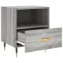 Mesitas noche 2 uds madera ingeniería gris Sonoma 40x35x47,5 cm de vidaXL, Mesitas de noche - Ref: Foro24-827401, Precio: 60,...