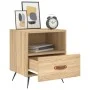 Mesita noche 2 uds madera ingeniería roble Sonoma 40x35x47,5 cm de vidaXL, Mesitas de noche - Ref: Foro24-827379, Precio: 71,...