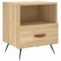Mesita noche 2 uds madera ingeniería roble Sonoma 40x35x47,5 cm de vidaXL, Mesitas de noche - Ref: Foro24-827379, Precio: 71,...