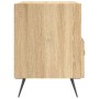 Zwei Nachttische aus Sonoma-Eichenfurnierholz, 40x35x47,5 cm. von vidaXL, Nachttische - Ref: Foro24-827379, Preis: 72,08 €, R...