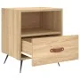 Mesita noche 2 uds madera ingeniería roble Sonoma 40x35x47,5 cm de vidaXL, Mesitas de noche - Ref: Foro24-827379, Precio: 71,...
