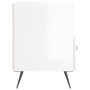 Nightstand 2 pcs glossy white engineered wood 40x35x47.5cm by vidaXL, Nightstands - Ref: Foro24-827377, Price: 78,27 €, Disco...