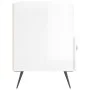 Nightstand 2 pcs glossy white engineered wood 40x35x47.5cm by vidaXL, Nightstands - Ref: Foro24-827377, Price: 77,29 €, Disco...