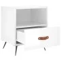 Nightstand 2 pcs glossy white engineered wood 40x35x47.5cm by vidaXL, Nightstands - Ref: Foro24-827377, Price: 77,29 €, Disco...
