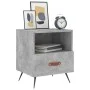 Mesita noche 2 uds madera ingeniería gris hormigón 40x35x47,5cm de vidaXL, Mesitas de noche - Ref: Foro24-827381, Precio: 72,...