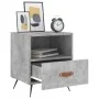 Mesita noche 2 uds madera ingeniería gris hormigón 40x35x47,5cm de vidaXL, Mesitas de noche - Ref: Foro24-827381, Precio: 72,...