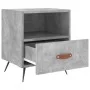 Mesita noche 2 uds madera ingeniería gris hormigón 40x35x47,5cm de vidaXL, Mesitas de noche - Ref: Foro24-827381, Precio: 72,...