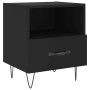 Nachttische 2 Stück, schwarzes Holzwerkstoff, 40 x 35 x 47,5 cm von vidaXL, Nachttische - Ref: Foro24-827423, Preis: 52,97 €,...