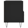 Nachttische 2 Stück, schwarzes Holzwerkstoff, 40 x 35 x 47,5 cm von vidaXL, Nachttische - Ref: Foro24-827423, Preis: 52,50 €,...