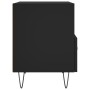 Nachttische 2 Stück, schwarzes Holzwerkstoff, 40 x 35 x 47,5 cm von vidaXL, Nachttische - Ref: Foro24-827423, Preis: 52,97 €,...