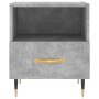 Mesita noche 2 uds madera ingeniería gris hormigón 40x35x47,5cm de vidaXL, Mesitas de noche - Ref: Foro24-827397, Precio: 71,...