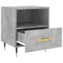 Bedside table 2 units in gray concrete engineered wood 40x35x47.5cm by vidaXL, Nightstands - Ref: Foro24-827397, Price: 71,04...