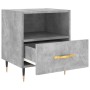 Mesita noche 2 uds madera ingeniería gris hormigón 40x35x47,5cm de vidaXL, Mesitas de noche - Ref: Foro24-827397, Precio: 71,...
