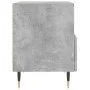 Bedside table 2 units in gray concrete engineered wood 40x35x47.5cm by vidaXL, Nightstands - Ref: Foro24-827397, Price: 71,04...