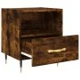 Nachttisch aus geräuchertem Eichenholzwerkstoff, 40 x 35 x 47,5 cm von vidaXL, Nachttische - Ref: Foro24-827398, Preis: 40,96...