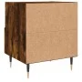 Mesita de noche madera ingeniería roble ahumado 40x35x47,5 cm de vidaXL, Mesitas de noche - Ref: Foro24-827398, Precio: 40,96...