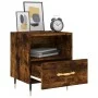 Nightstand 2 pcs engineered wood smoked oak 40x35x47.5cm by vidaXL, Nightstands - Ref: Foro24-827399, Price: 70,88 €, Discoun...