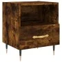 Nightstand 2 pcs engineered wood smoked oak 40x35x47.5cm by vidaXL, Nightstands - Ref: Foro24-827399, Price: 70,88 €, Discoun...