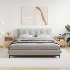 Mesita noche 2 uds madera ingeniería roble Sonoma 40x35x47,5 cm de vidaXL, Mesitas de noche - Ref: Foro24-827395, Precio: 71,...