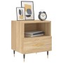 Bedside table 2 units engineered wood Sonoma oak 40x35x47.5 cm by vidaXL, Nightstands - Ref: Foro24-827395, Price: 71,93 €, D...