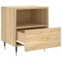 Mesita noche 2 uds madera ingeniería roble Sonoma 40x35x47,5 cm de vidaXL, Mesitas de noche - Ref: Foro24-827395, Precio: 71,...