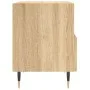 Bedside table 2 units engineered wood Sonoma oak 40x35x47.5 cm by vidaXL, Nightstands - Ref: Foro24-827395, Price: 71,04 €, D...