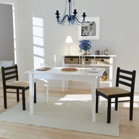 Sillas de comedor 2 uds madera maciza caucho terciopelo marrón Sillas de comedor 2 uds madera maciza caucho terciopelo marrón