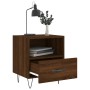 Nachttisch, 2 Stück, Eichenbraun, Holzwerkstoff, 40 x 35 x 47,5 cm von vidaXL, Nachttische - Ref: Foro24-827435, Preis: 49,21...
