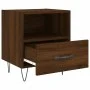 Nachttisch, 2 Stück, Eichenbraun, Holzwerkstoff, 40 x 35 x 47,5 cm von vidaXL, Nachttische - Ref: Foro24-827435, Preis: 49,21...