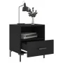 Mesitas de noche 2 uds madera ingeniería negro 40x35x47,5 cm de vidaXL, Mesitas de noche - Ref: Foro24-827439, Precio: 66,97 ...