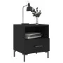 Mesitas de noche 2 uds madera ingeniería negro 40x35x47,5 cm de vidaXL, Mesitas de noche - Ref: Foro24-827439, Precio: 66,97 ...
