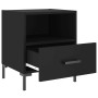 Mesitas de noche 2 uds madera ingeniería negro 40x35x47,5 cm de vidaXL, Mesitas de noche - Ref: Foro24-827439, Precio: 67,59 €