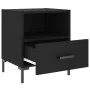 Mesitas de noche 2 uds madera ingeniería negro 40x35x47,5 cm de vidaXL, Mesitas de noche - Ref: Foro24-827439, Precio: 66,97 ...